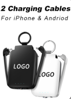 PowerKey™ Portable Mini Charger | 2-in-1 for Phone & Watch