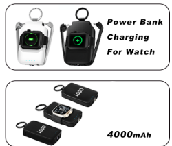PowerKey™ Portable Mini Charger | 2-in-1 for Phone & Watch