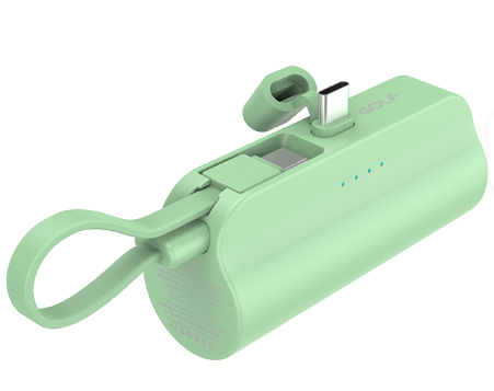 NovaCharge™ Mini 5K Built-In Cable Power Bank