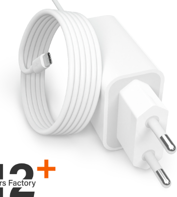 rimeCharge™ 20W USB-C Fast Wall Charger for iPhone 15/16/17
