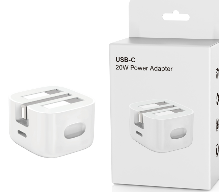 rimeCharge™ 20W USB-C Fast Wall Charger for iPhone 15/16/17