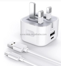 PrimeCharge™ 20W Foldable Fast Charger for iPhone & Samsung ⭐