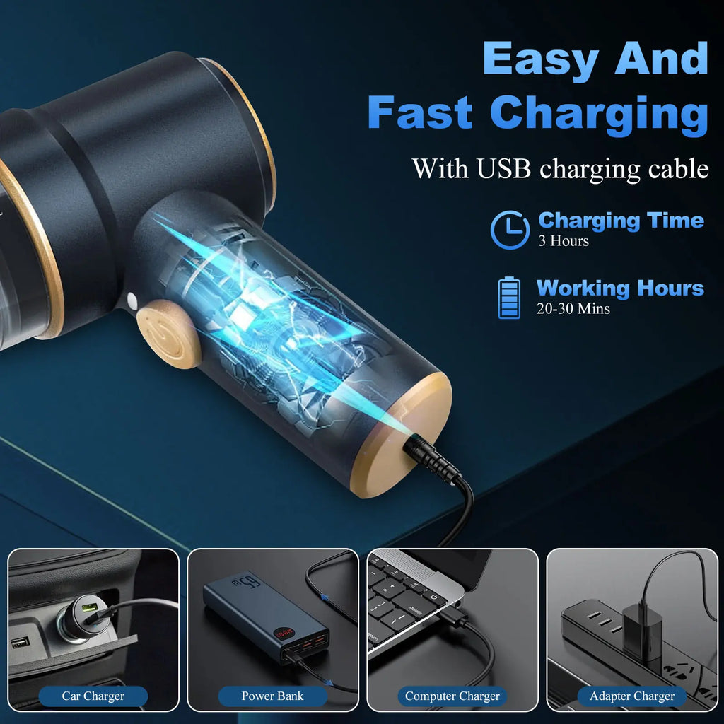 Powerful Handheld Wireless Vacuum Cleaner 5500Pa,With Strong Suction for Home | Car | Desktopcleaning, Car Detailing Accessories, Cleaningsupplies