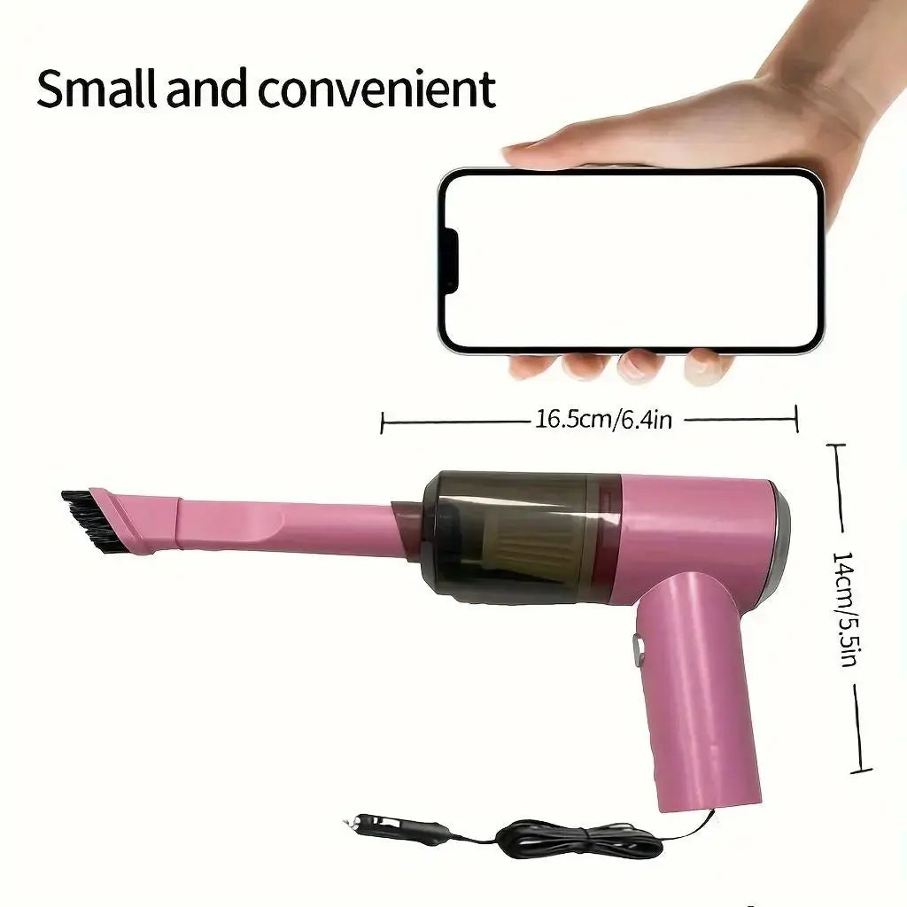 Car Vacuum Cleaner, 12V Car Plug Vacuum Cleaner, Multifunctional Handheld Car Vacuum Cleaner